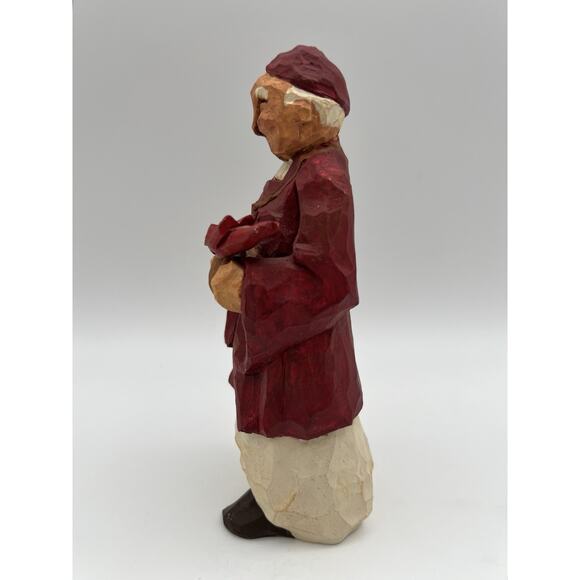 Carvin’ Copies Cardinal Clergy with Red Bird Figurine 7” USA Signed Jung 1992 - Picture 7 of 9